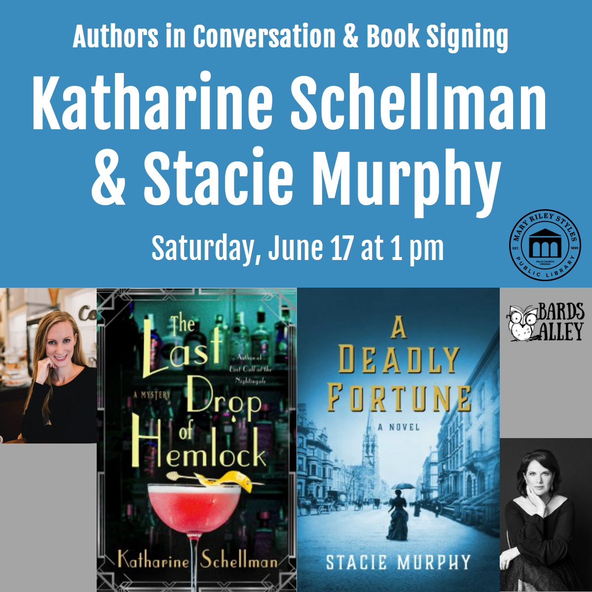 Author Talk Katharine Schellman With Stacie Murphy Mary Riley Styles